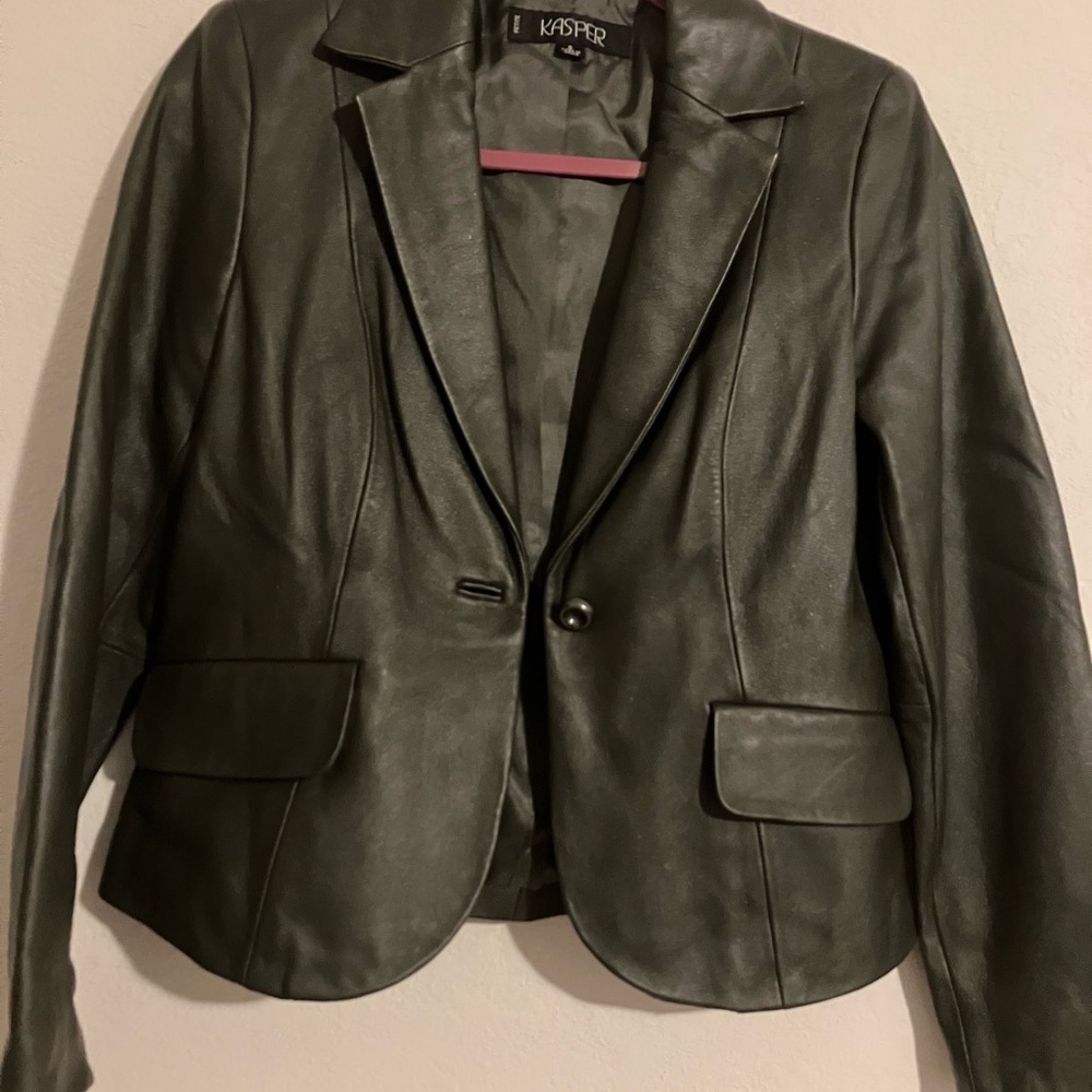 Kasper Women's charcoal Gray Jacket